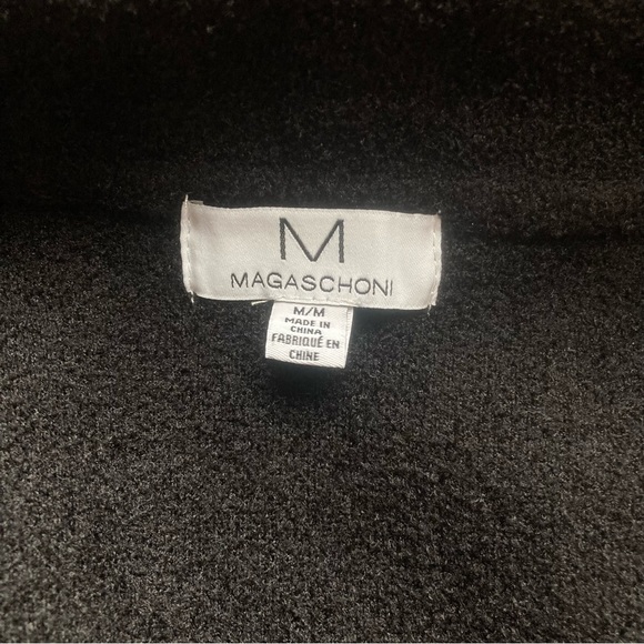 Magaschoni Black Soft Button Up Jacket size Medium - Picture 7 of 9